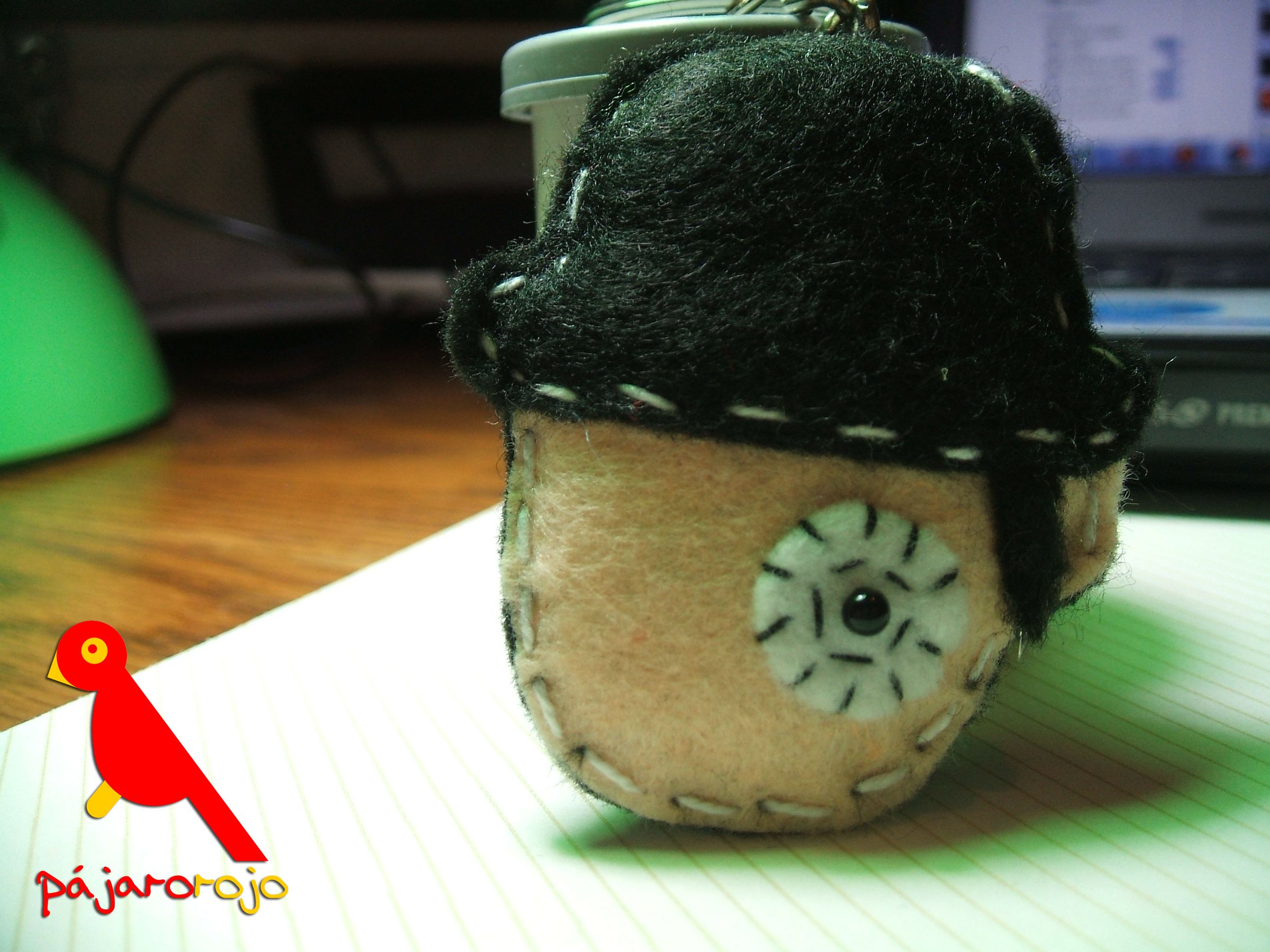 Alex From a Clockwork Oranga Made of Felt