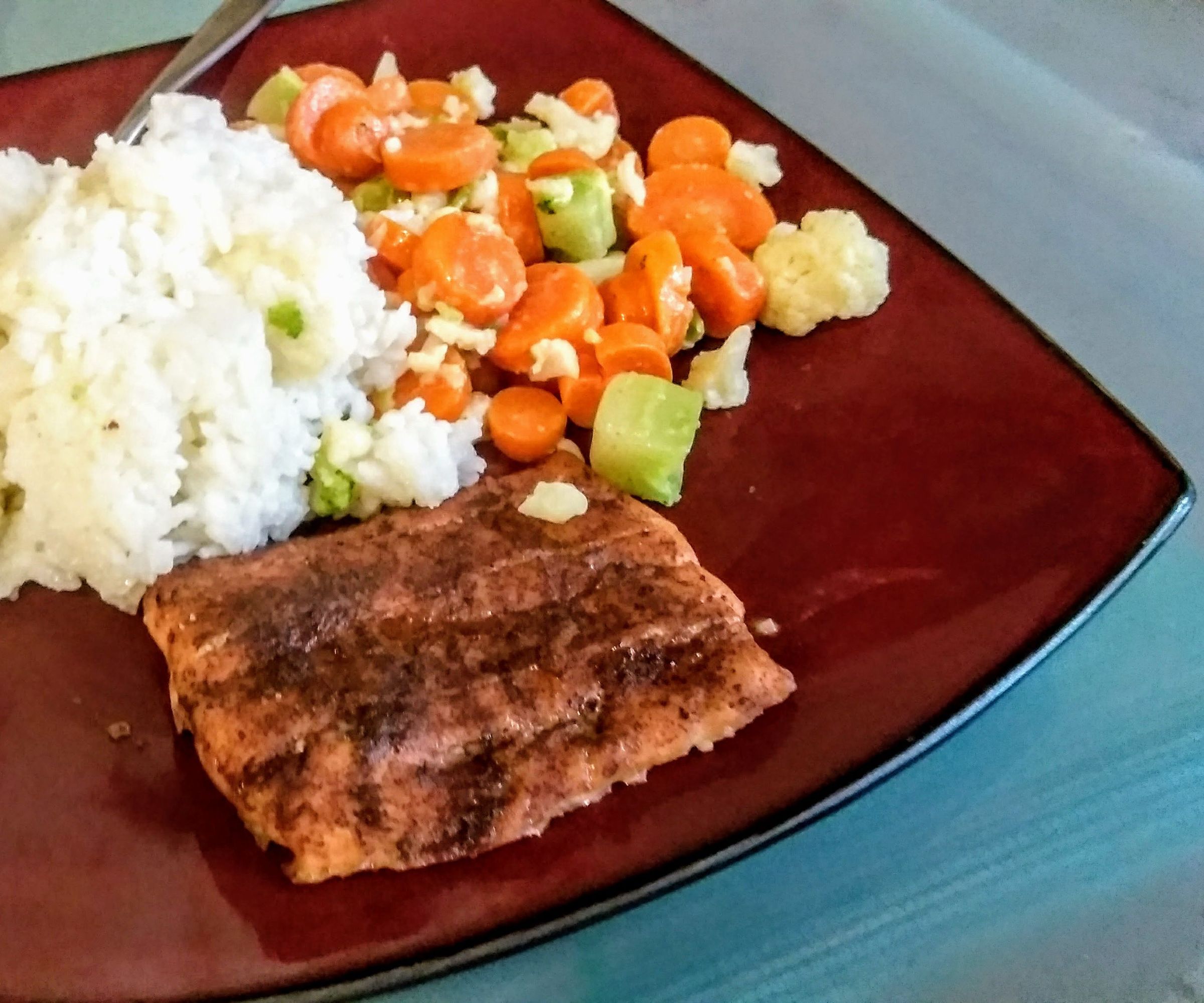 Marinated Spicy Sweet Salmon