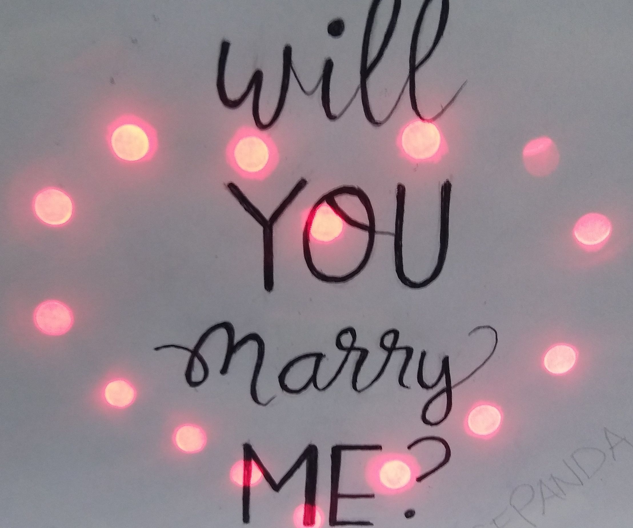 Marriage Proposal Using RGB LED 