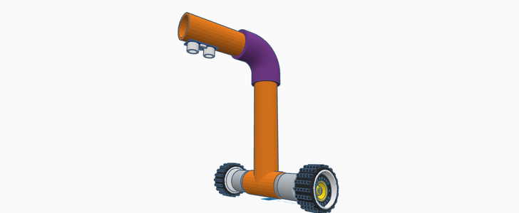 CAD Design of the Self Balancing Robot