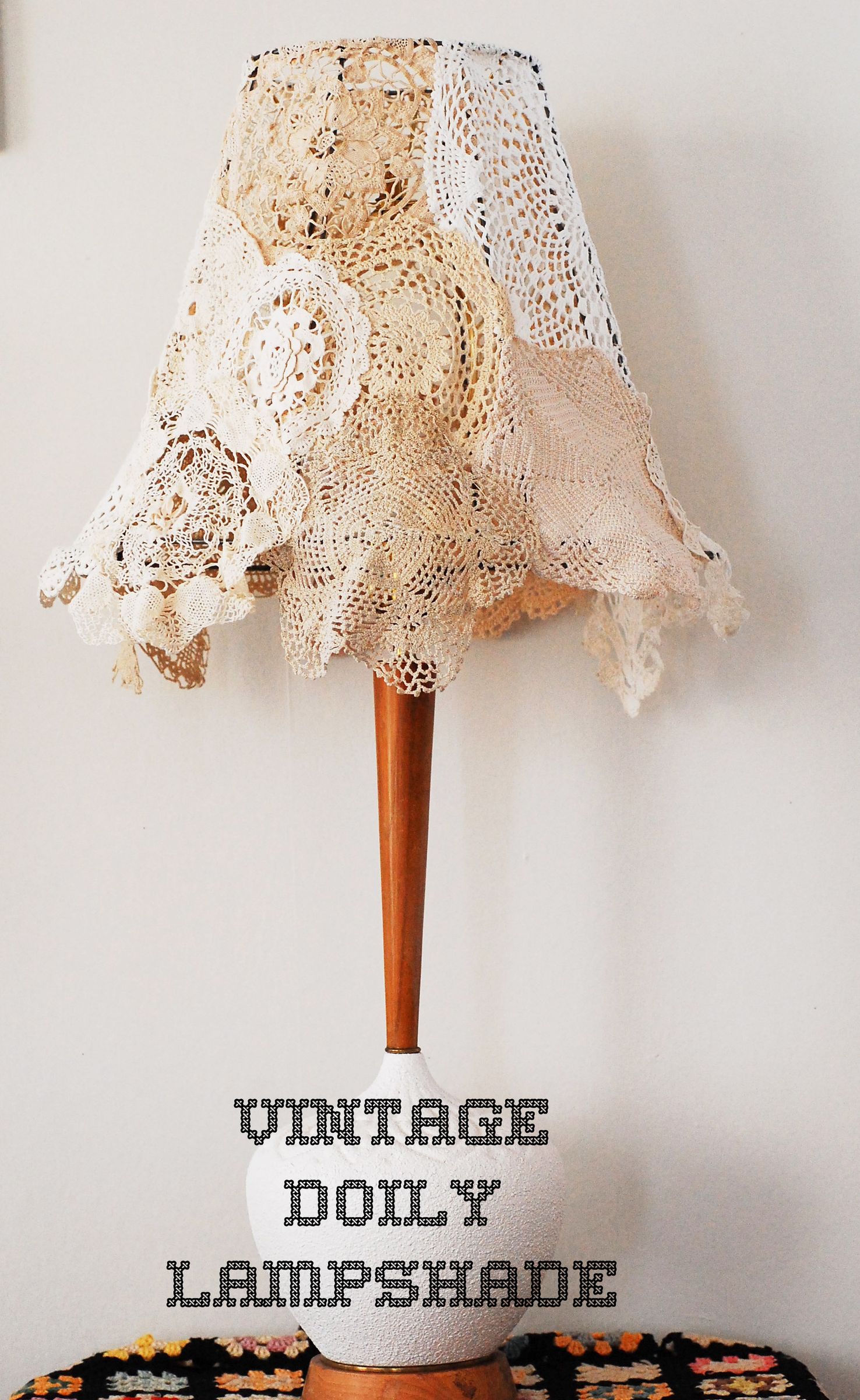 Vintage Doily Lampshade!
