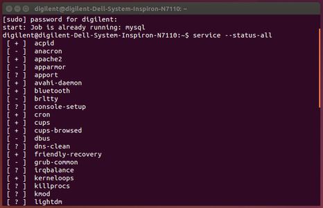 Configuration and Status