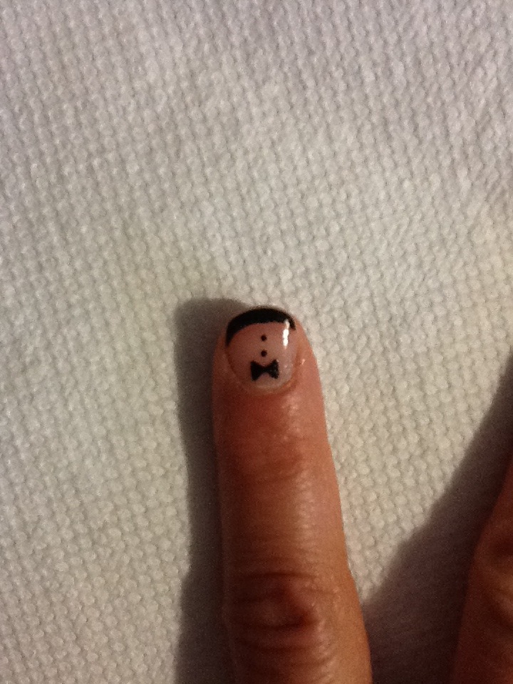 Tuxedo Nail Art