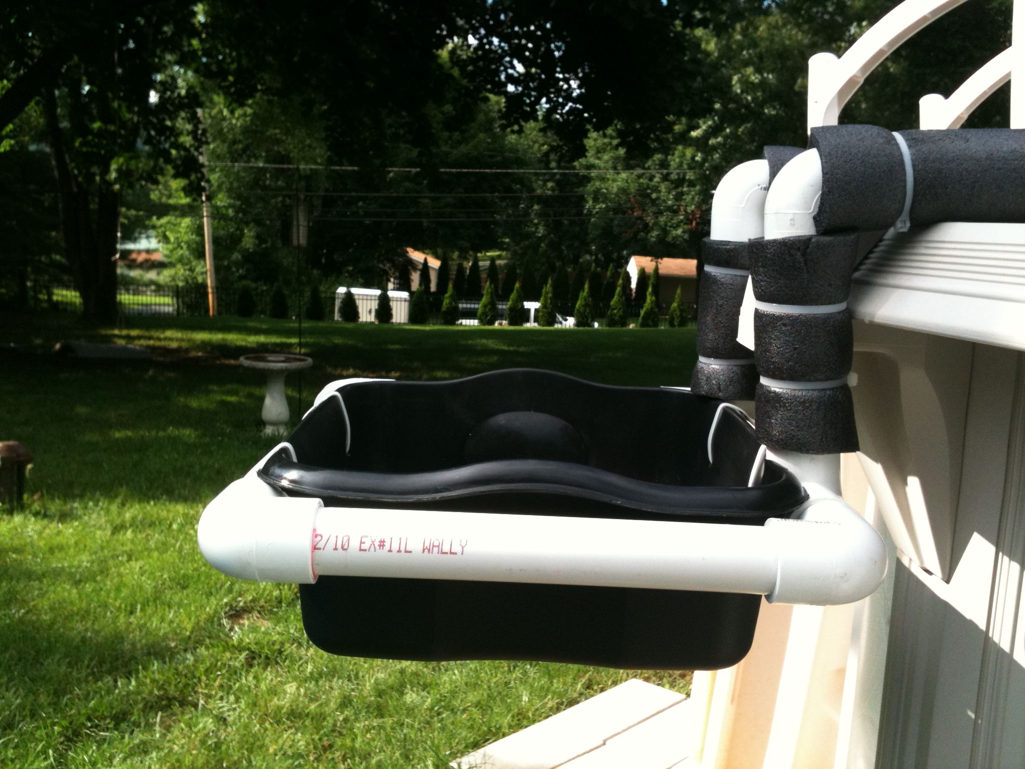 PVC Pool Toy Holder