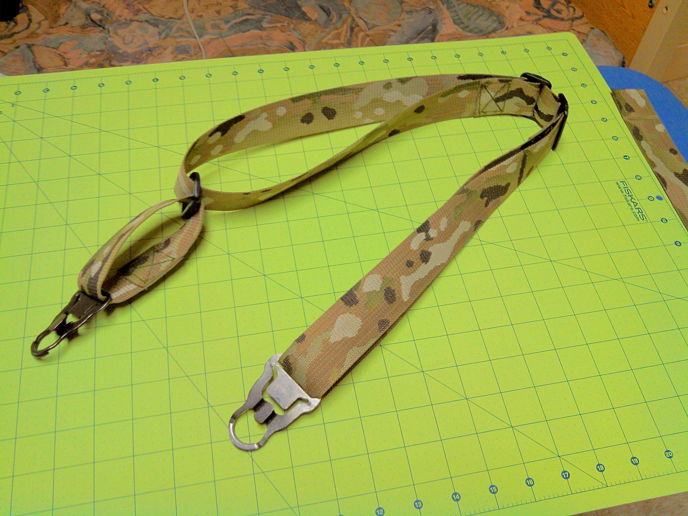 MultiCam Rifle Sling 9 Steps Instructables