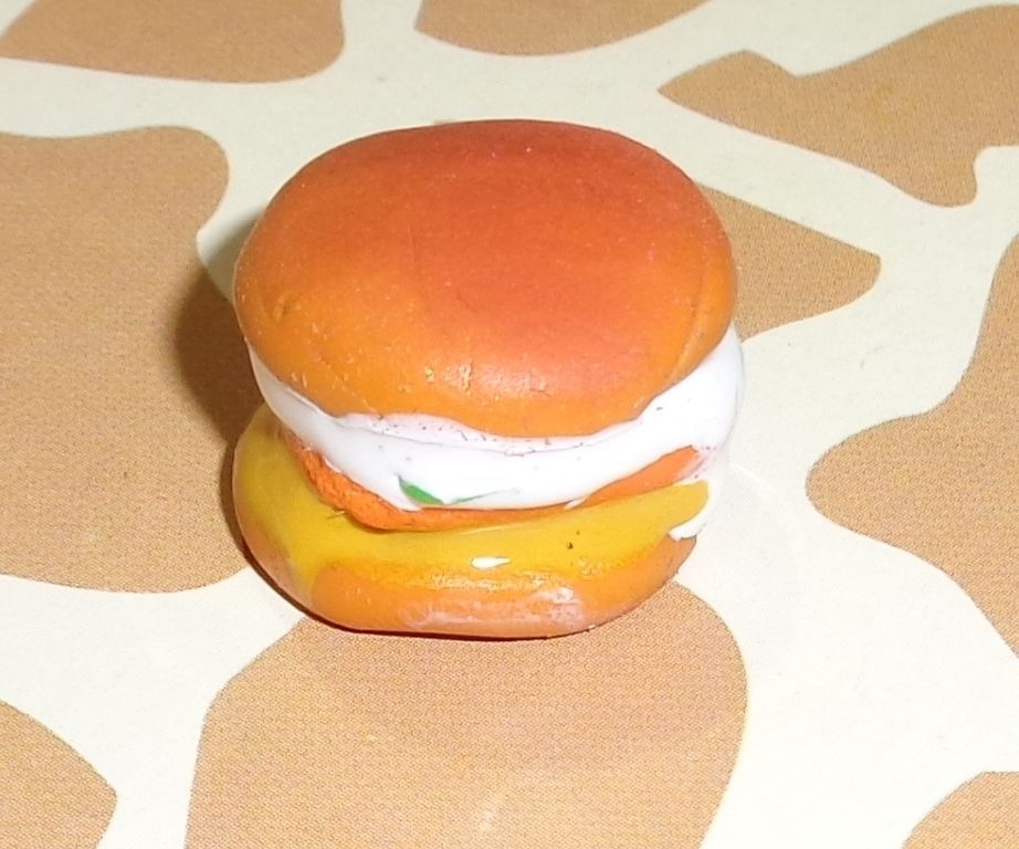 Miniature McDonalds Filet O Fish Burger