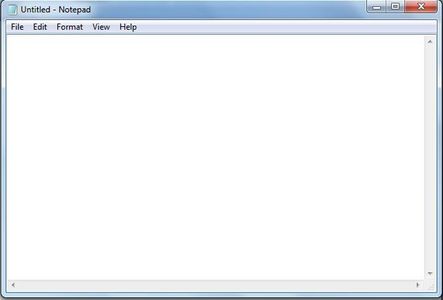 Open Notepad