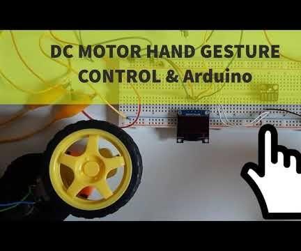 DC MOTOR Hand Gesture Control Speed & Direction Using Arduino