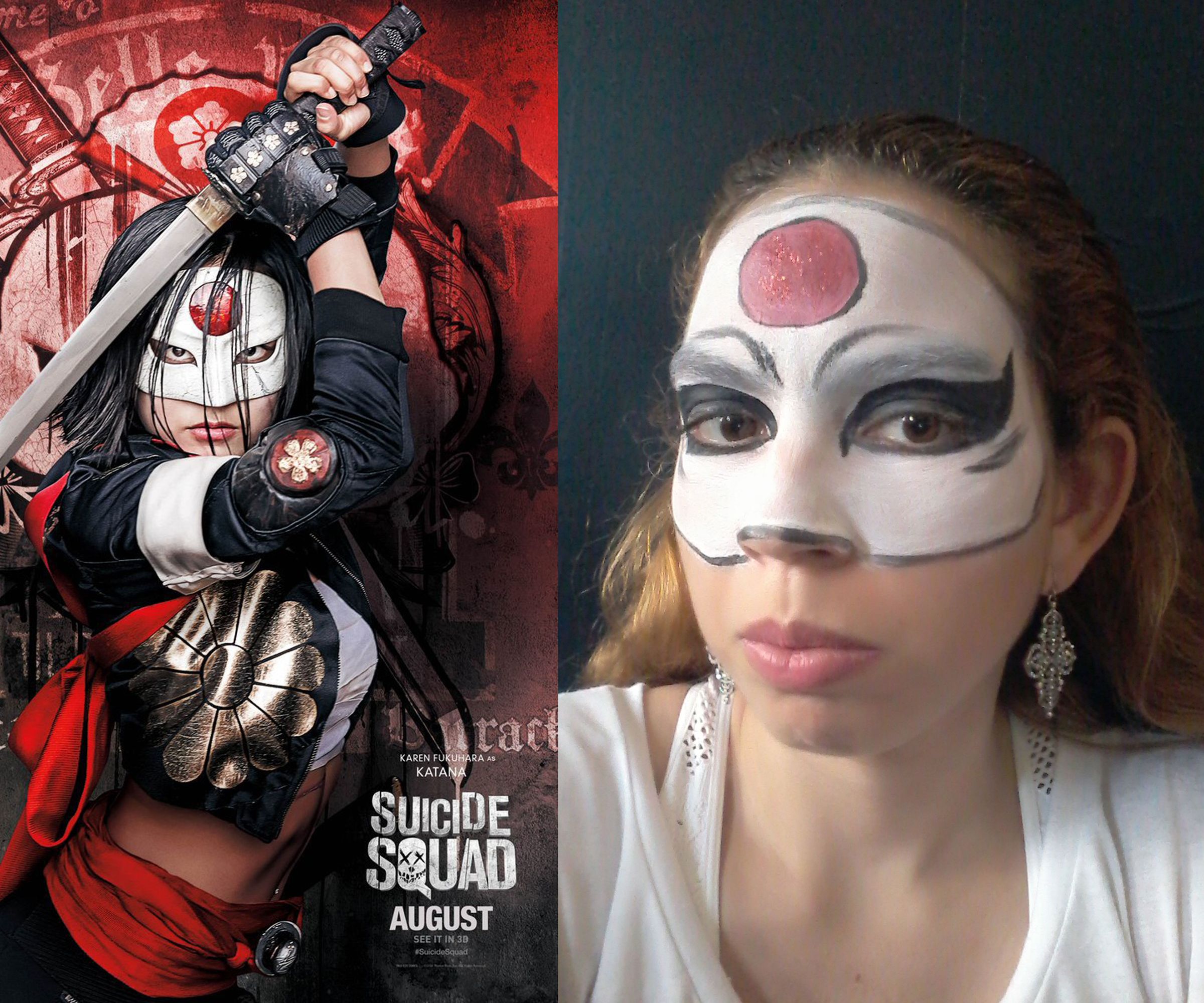 Katana Mask Face Paint