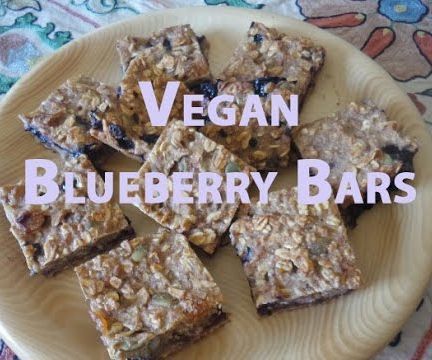 Blueberry Bars (Vegan) 