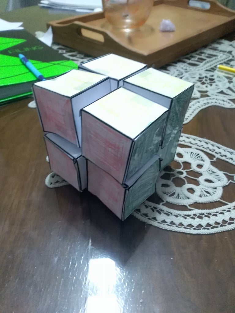 Paper 2 X 2 Rubik's Cube : 3 Steps - Instructables