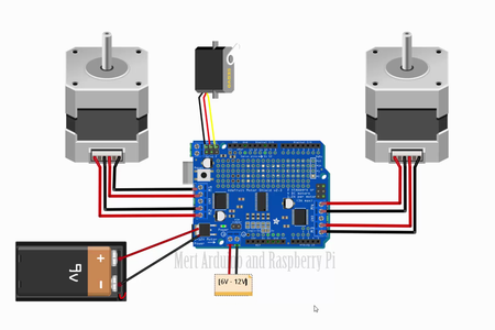 VERTICAL X-Y PLOTTER || DRAWING ROBOT || ARDUINO PLOTTER : 6 Steps ...