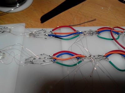 Installing the RGB LEDs to Acrylic Board