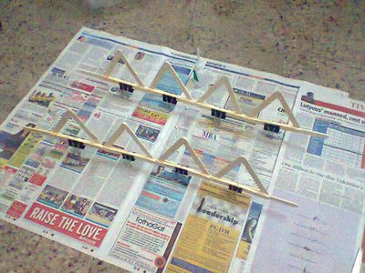Bridge Prototype Using Ice-cream Sticks
