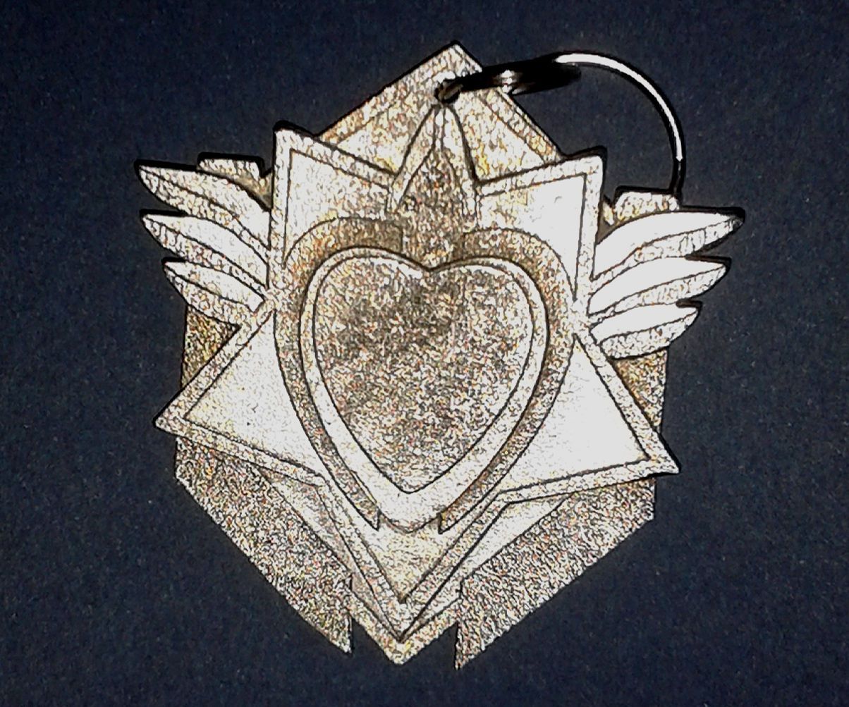 Pewter Mass Effect 3 Keyring