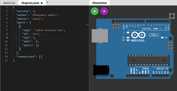 How to Move the Parts on the Wokwi Arduino Simulator?