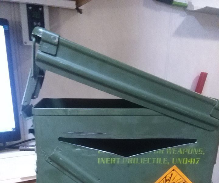 Postbox From an Ammunition Container