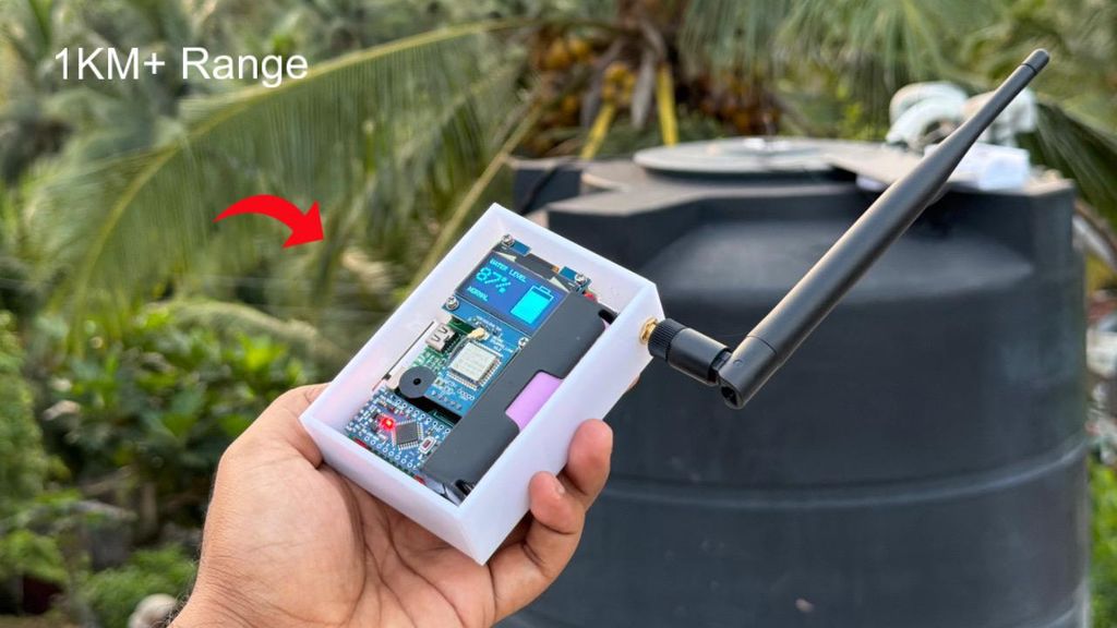 Long Range Wireless Water Tank Monitor