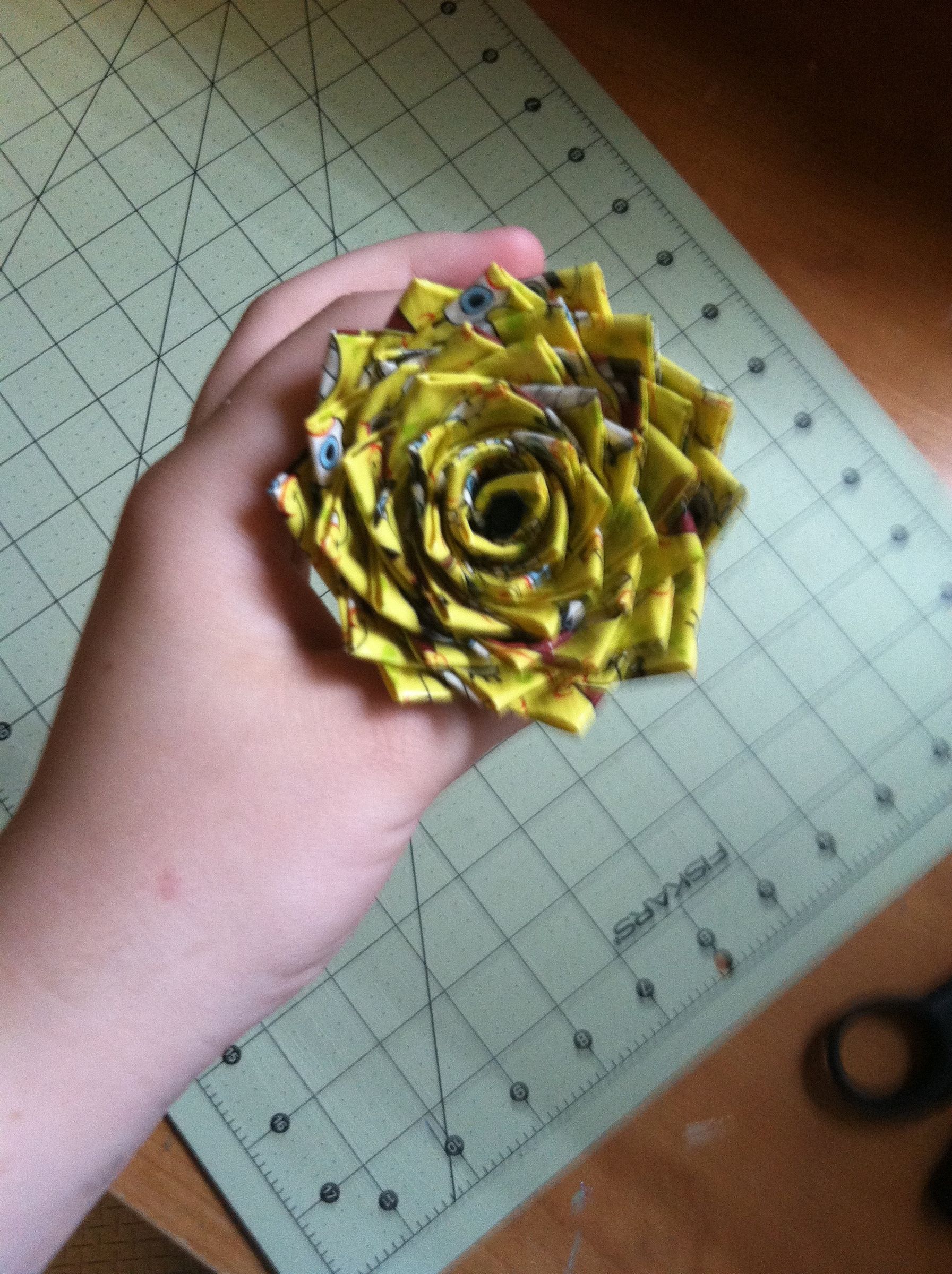 How to Make a Spiky Duct Tape Rose  