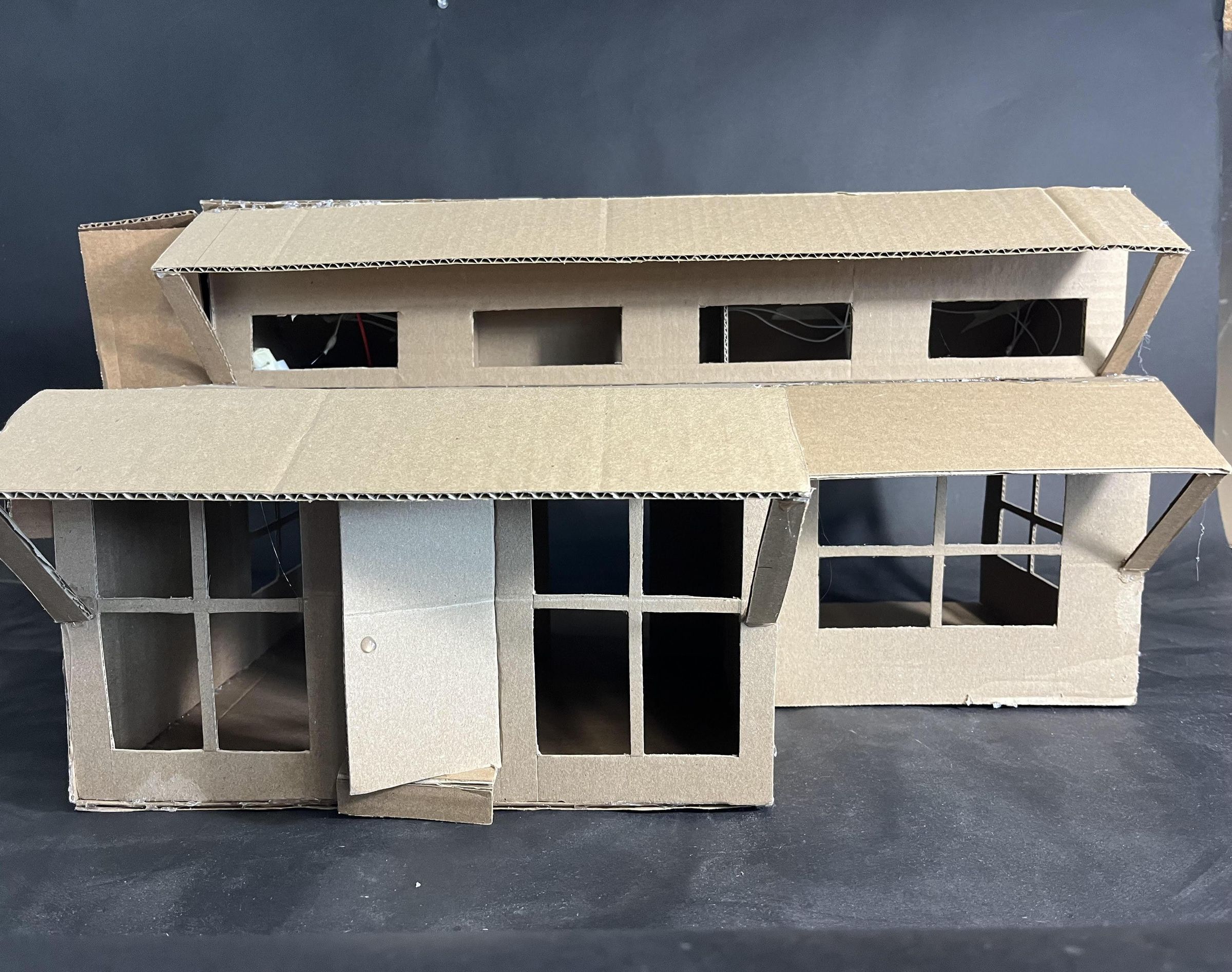 Cardboard Passive Solar House