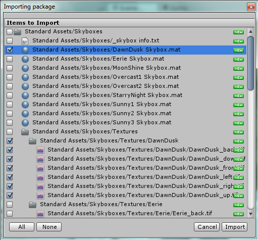 Skybox Import