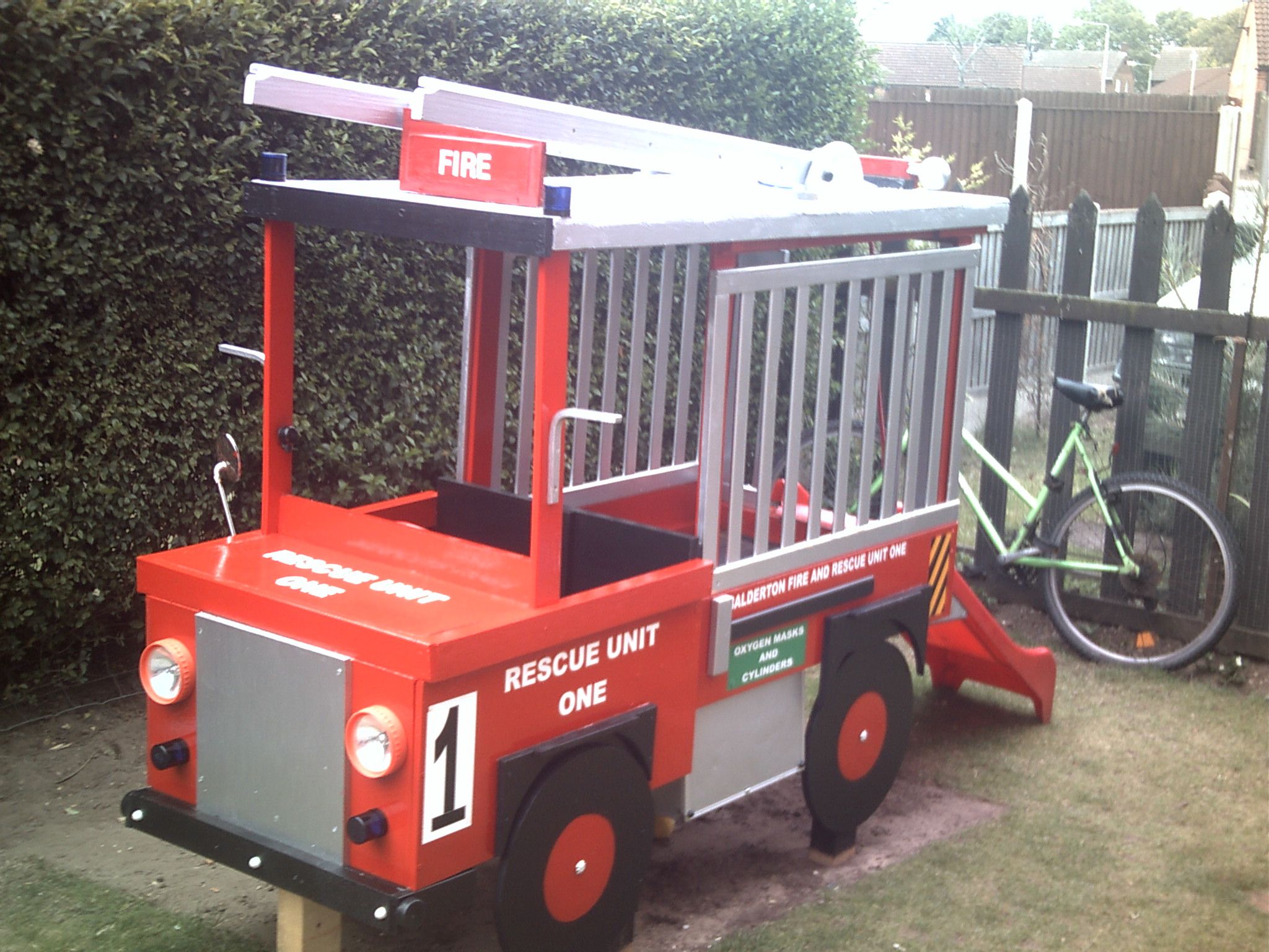 Fire Truck With Slide