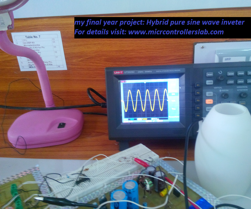 pure sine wave inverter using pic microcontroller