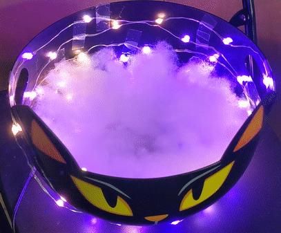 Glowing LED Halloween Candy Bowl