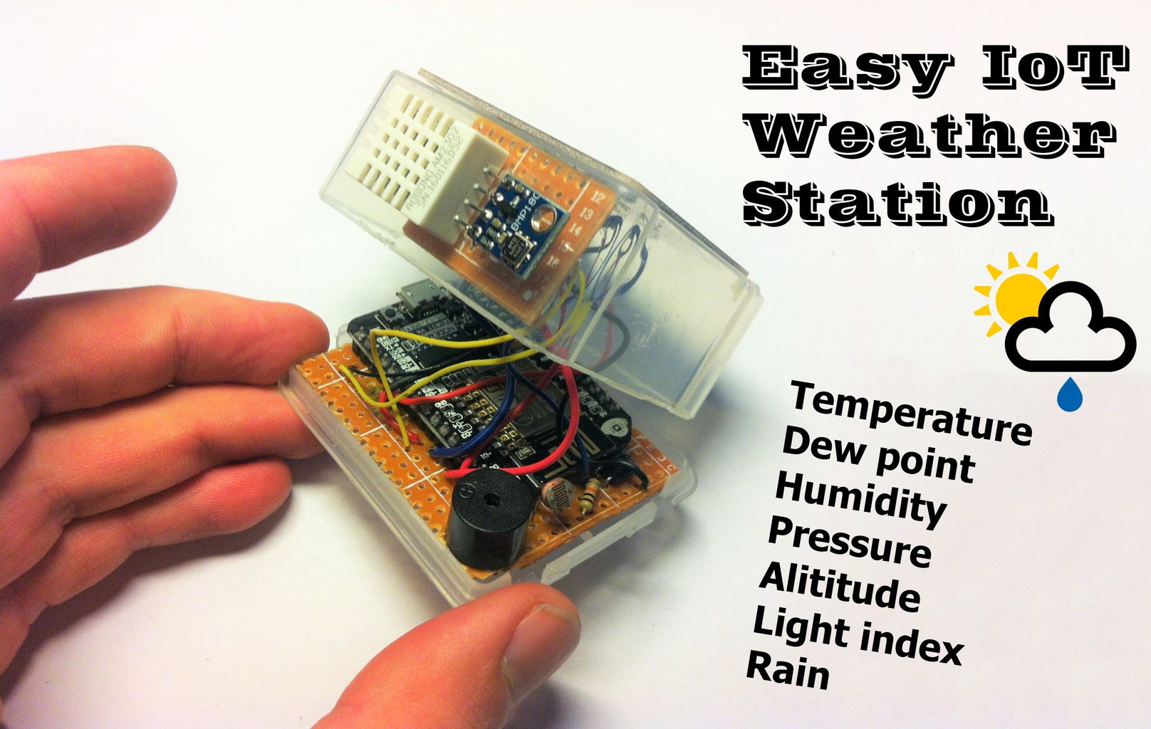 Easy IoT Weather Station With Multiple Sensors : 8 Steps (with Pictures ... Circuit Diagram