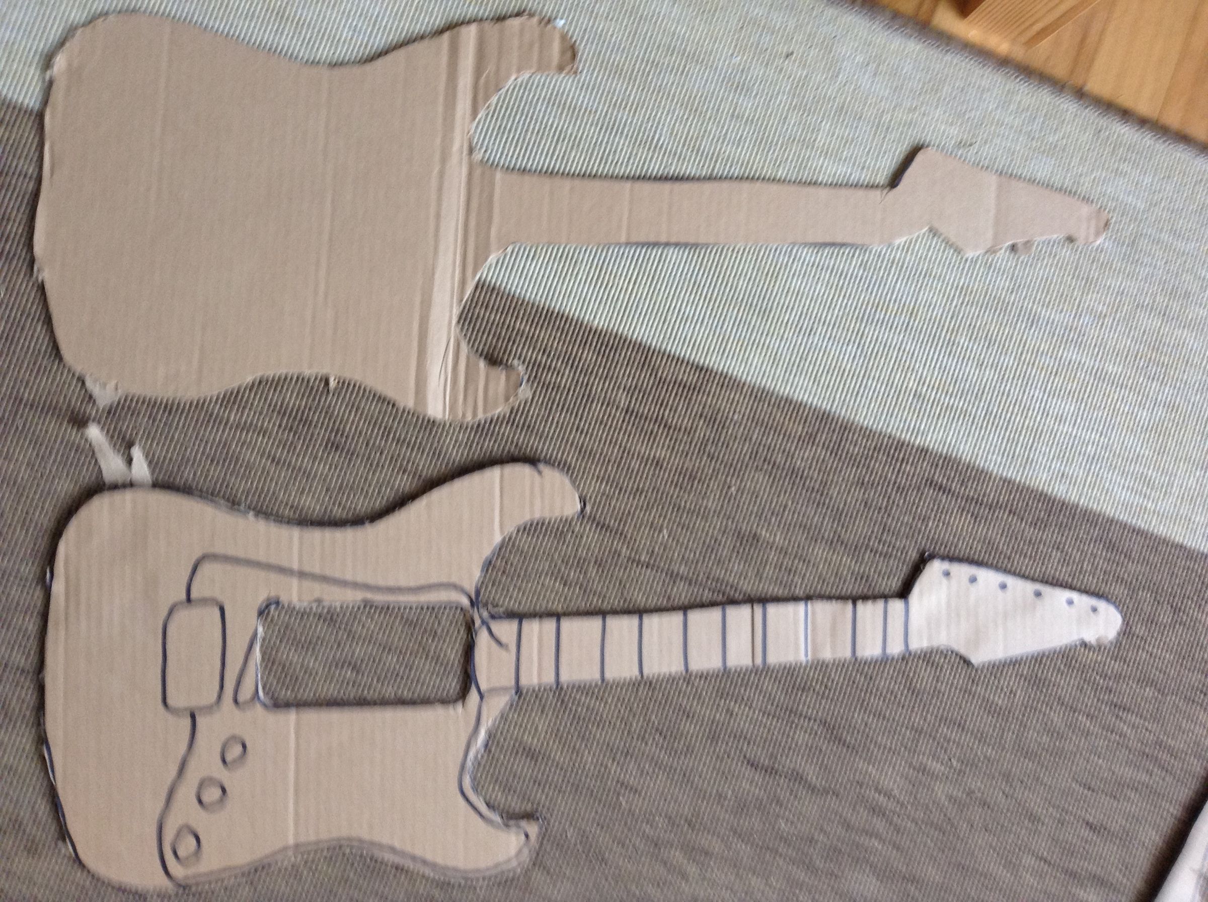 DIY 5 Cardboard Electric Guitar 8 Steps Instructables