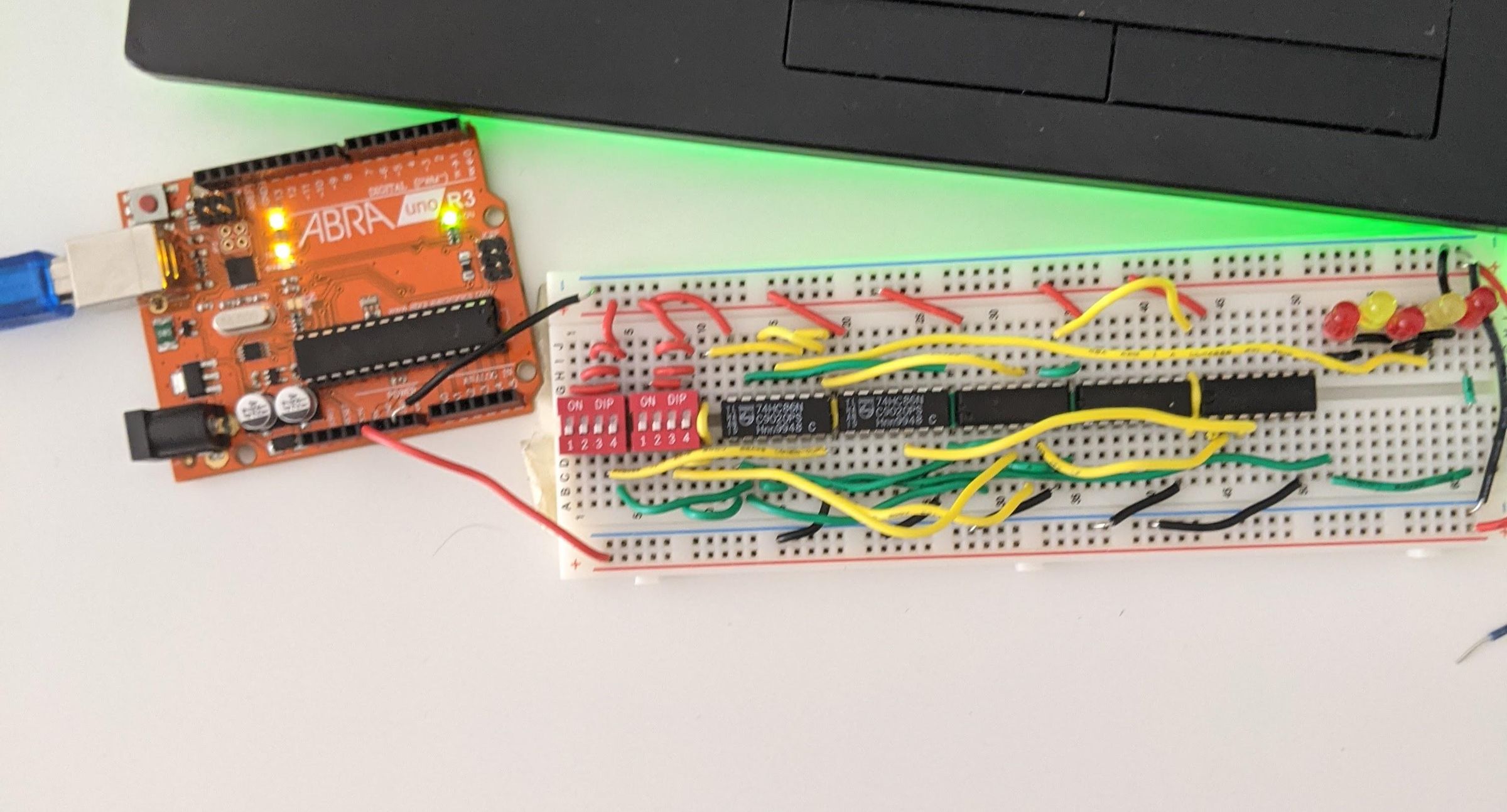 4 Bit Adder 3 Steps Instructables