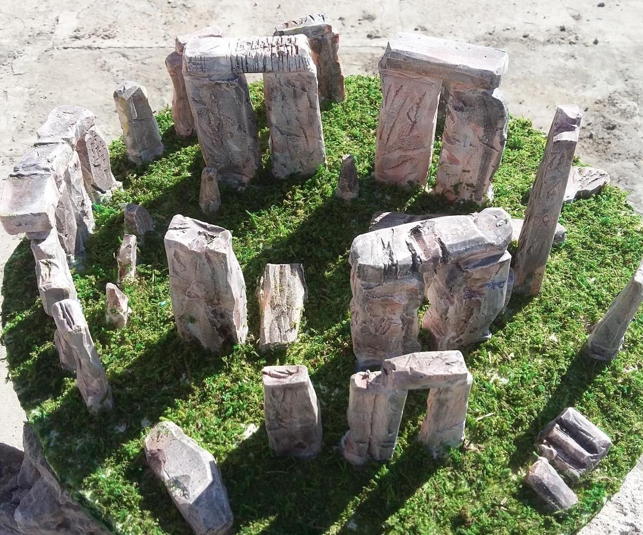 How to Make Stonehenge Landscape Diorama