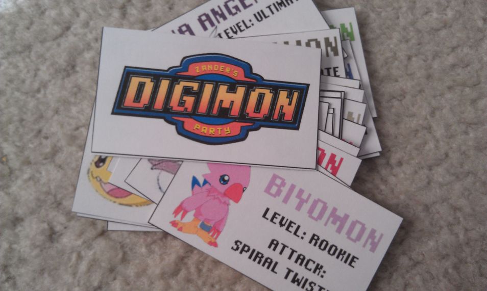 Digimon Birthday Party : 17 Steps - Instructables Digimon Birthday Party : 17 Steps - Instructables