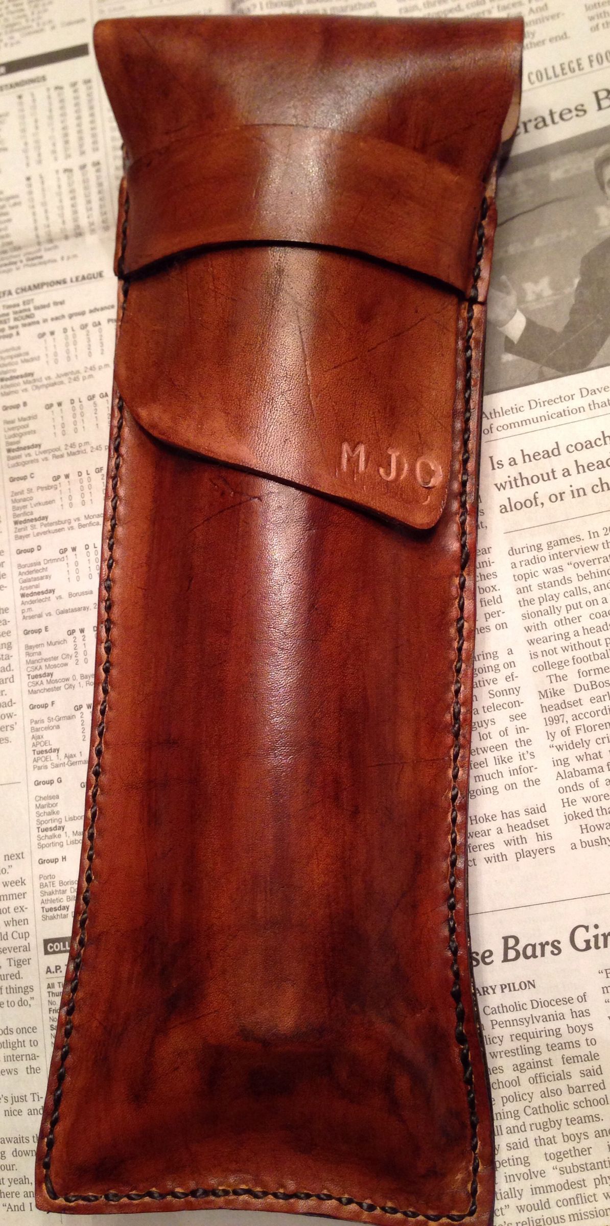 Wet Molded Leather Case