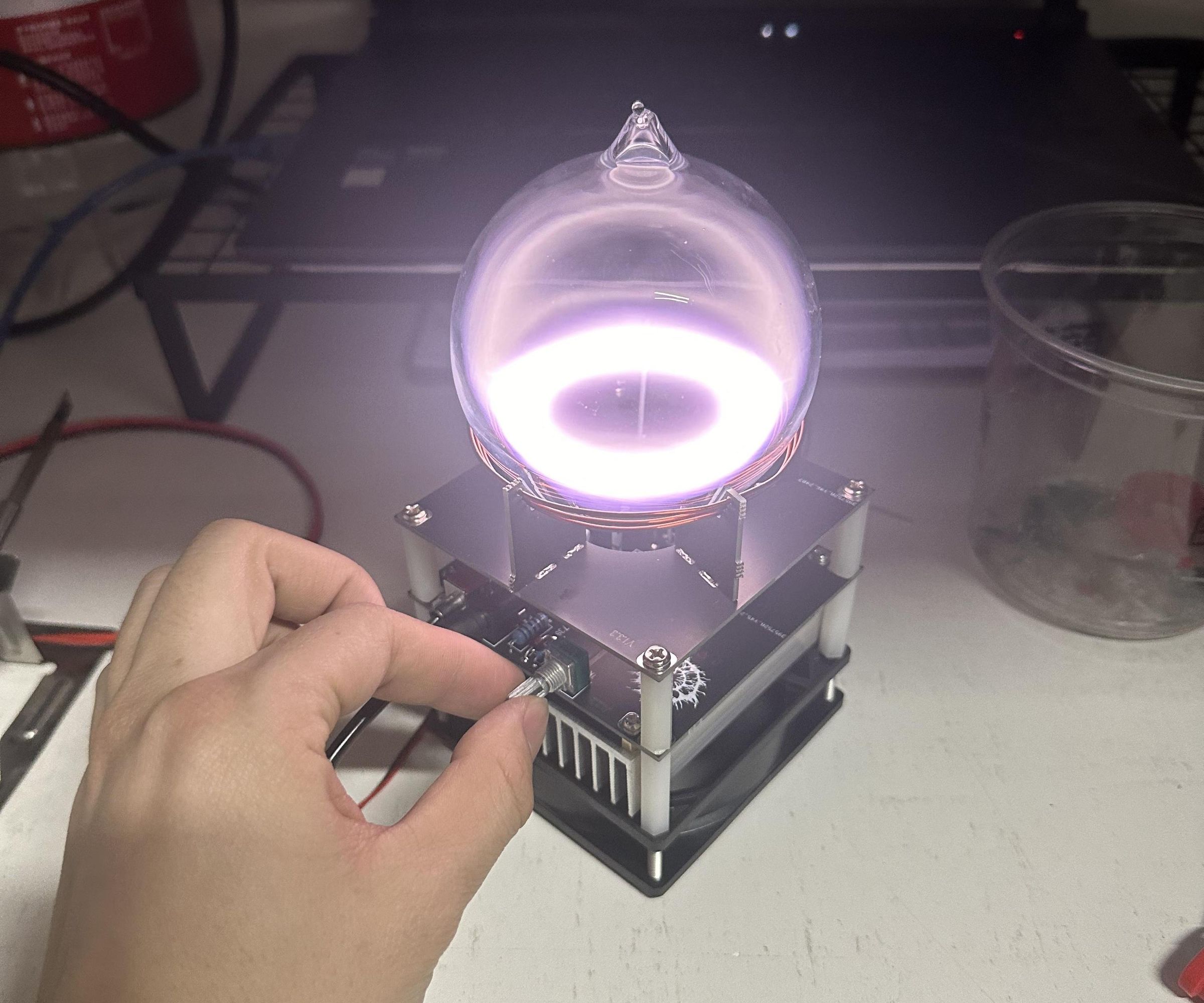 Tokamak in Your Home: a Xenon Plasma Toroid
