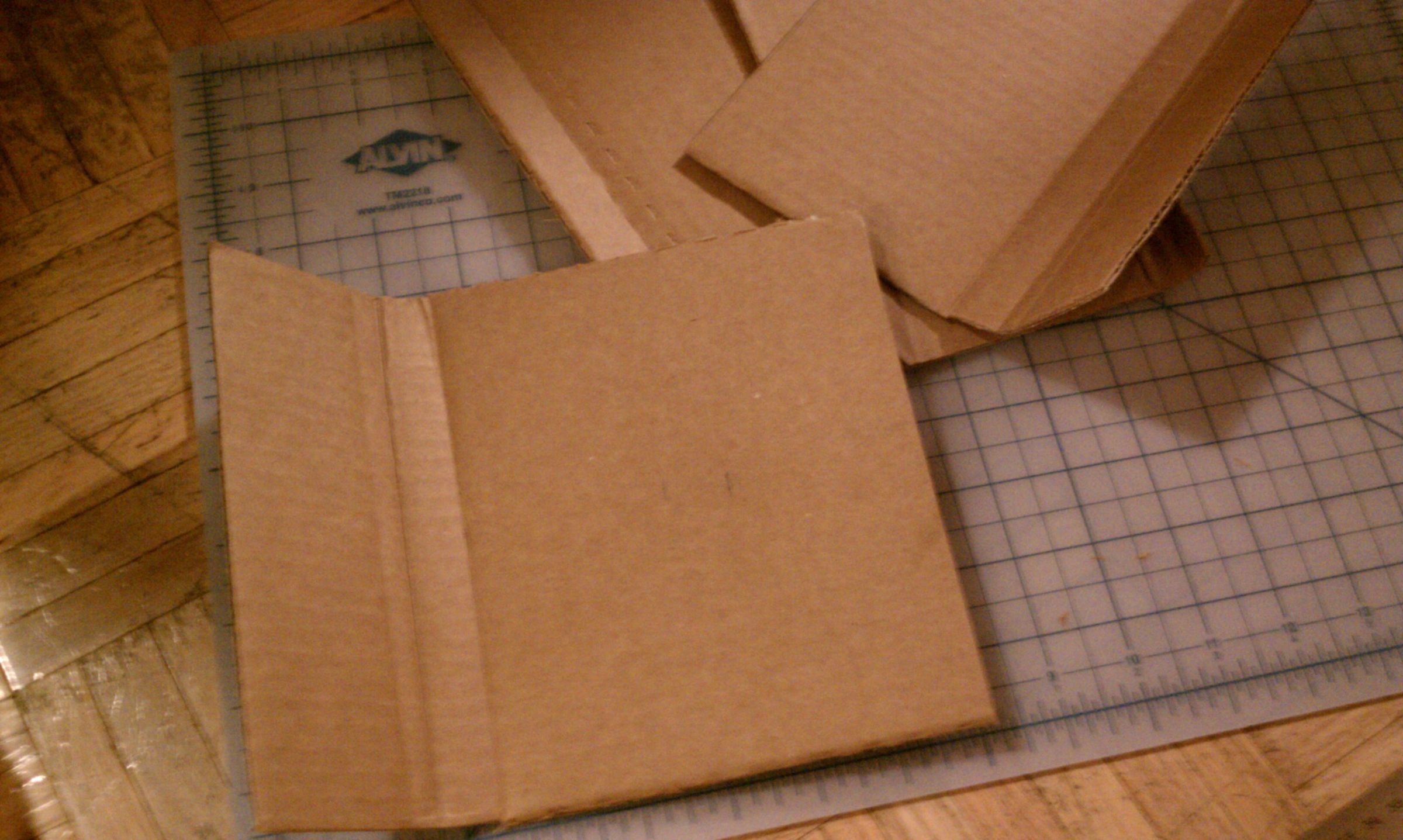Recycled Box Tri-fold Notepad : 4 Steps - Instructables