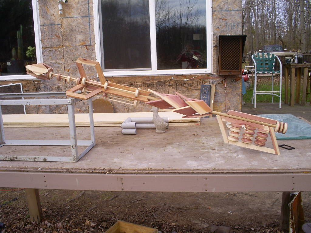 Plasma Rifle Made of Cedar