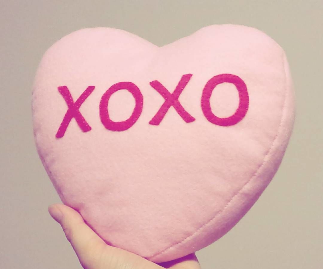 Conversation Heart Plush/Pillow