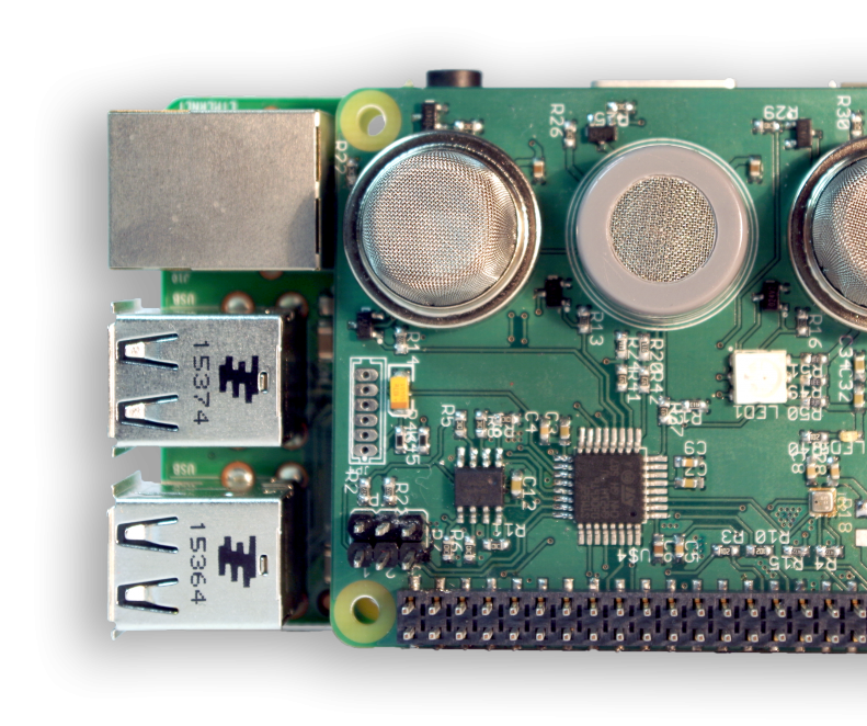 SENSLY HAT FOR THE RASPBERRY PI AIR QUALITY & GAS DETECTOR V1.1