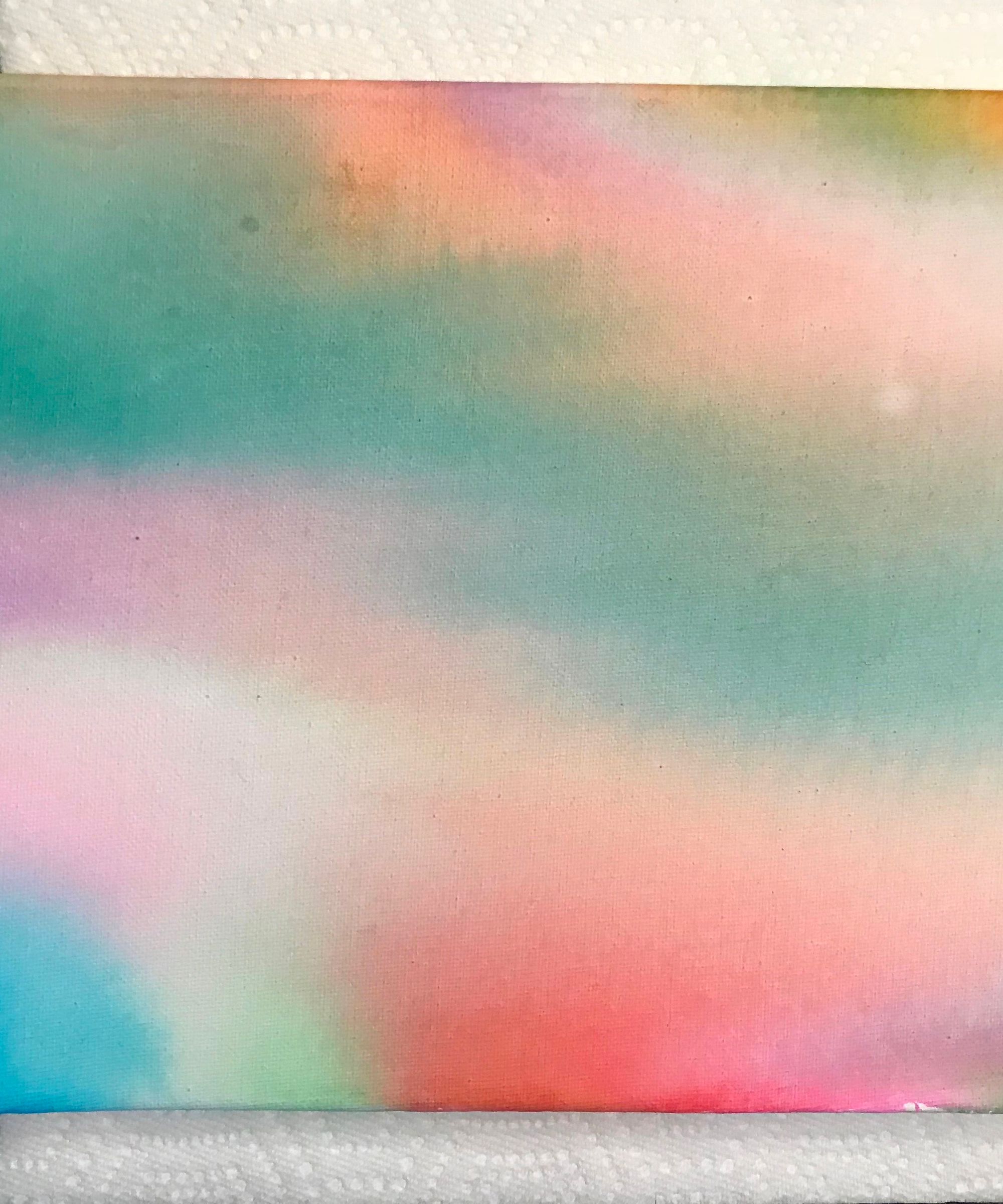 How to Make Marker and Rubbing Alcohol Art on a Canvas 