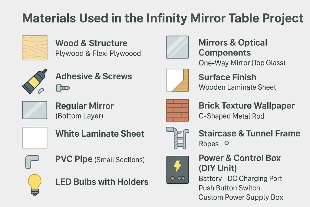 Building a Coffee Table With Endless Depth! (Infinity Illusion) : 12 ...