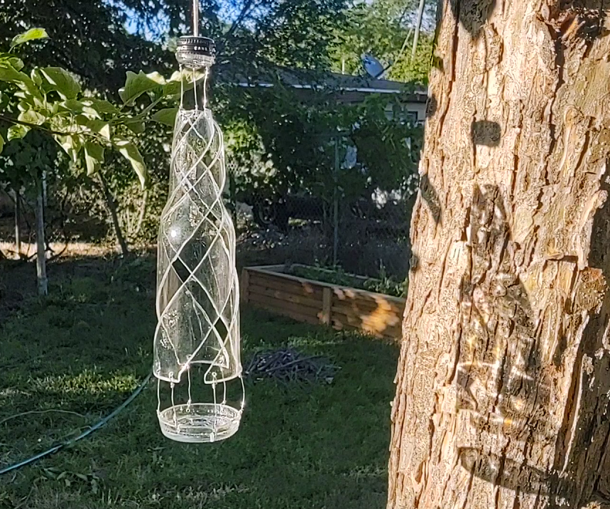 Make a Glass Bottle Wind Chime