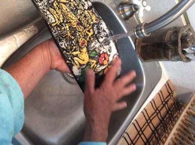 Washing the Painting