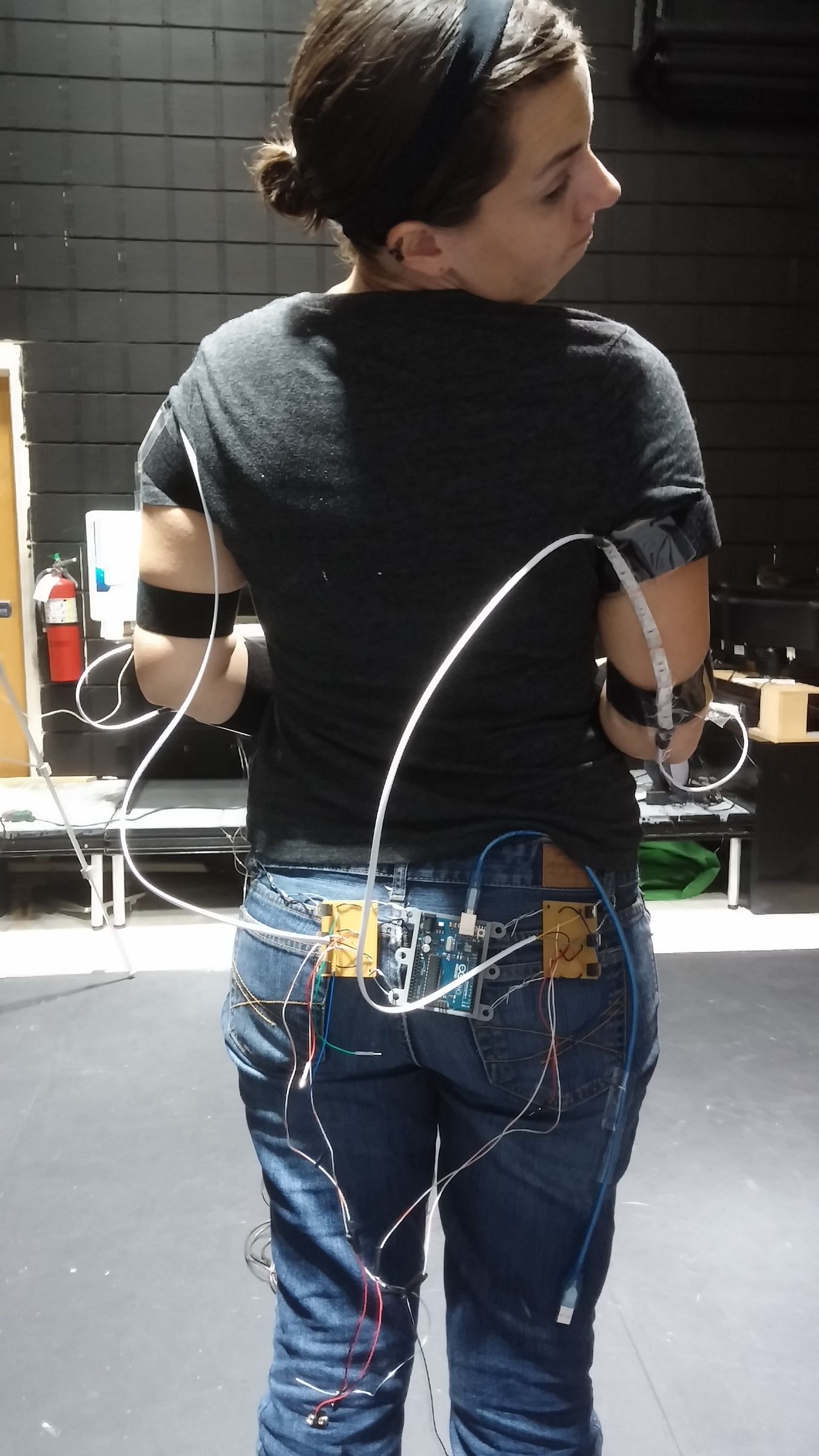 Motion controlled RGB Led Suit Using Xbox 360 Kinect, Max MSP and Arduino Part 1