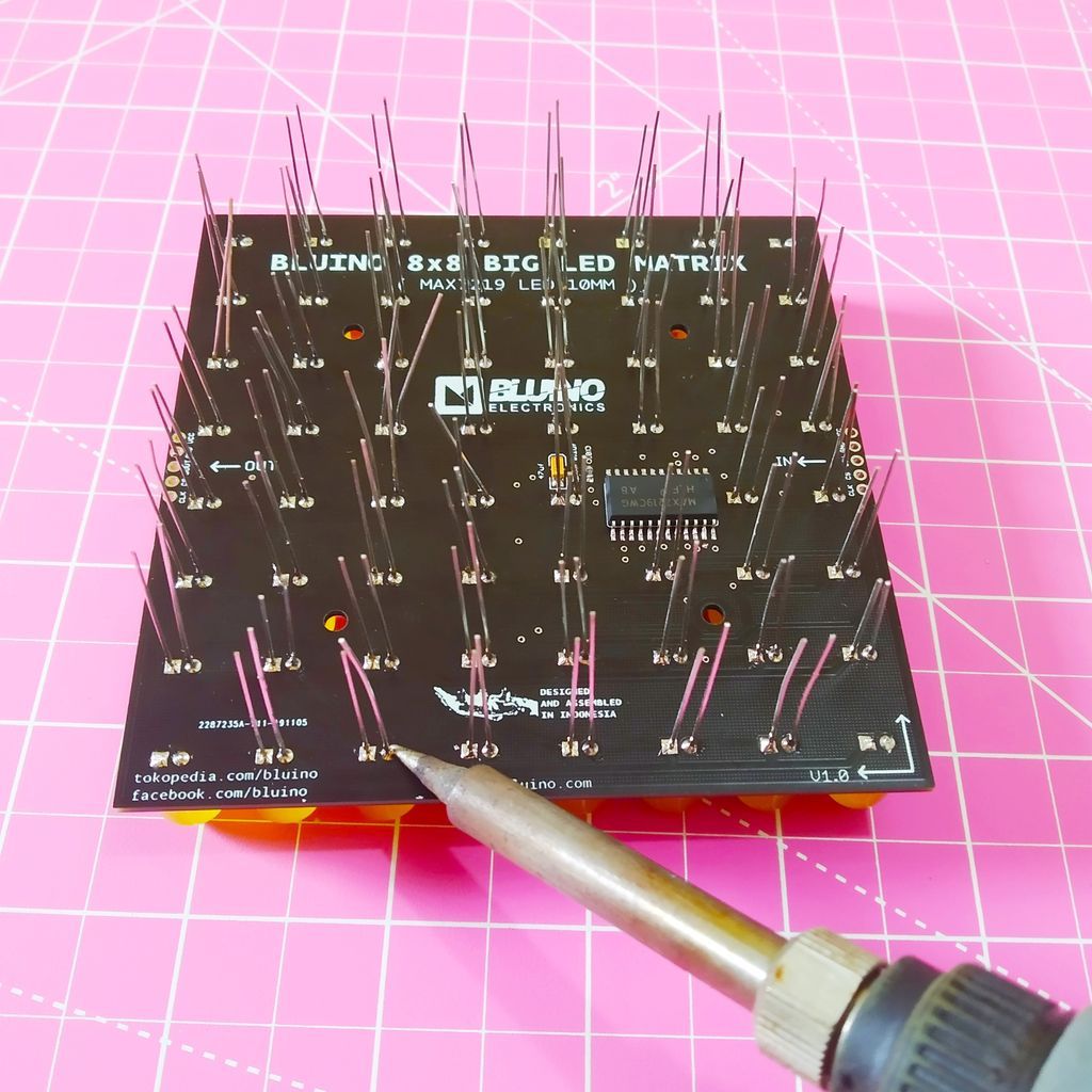 Attach and Solder All LEDs