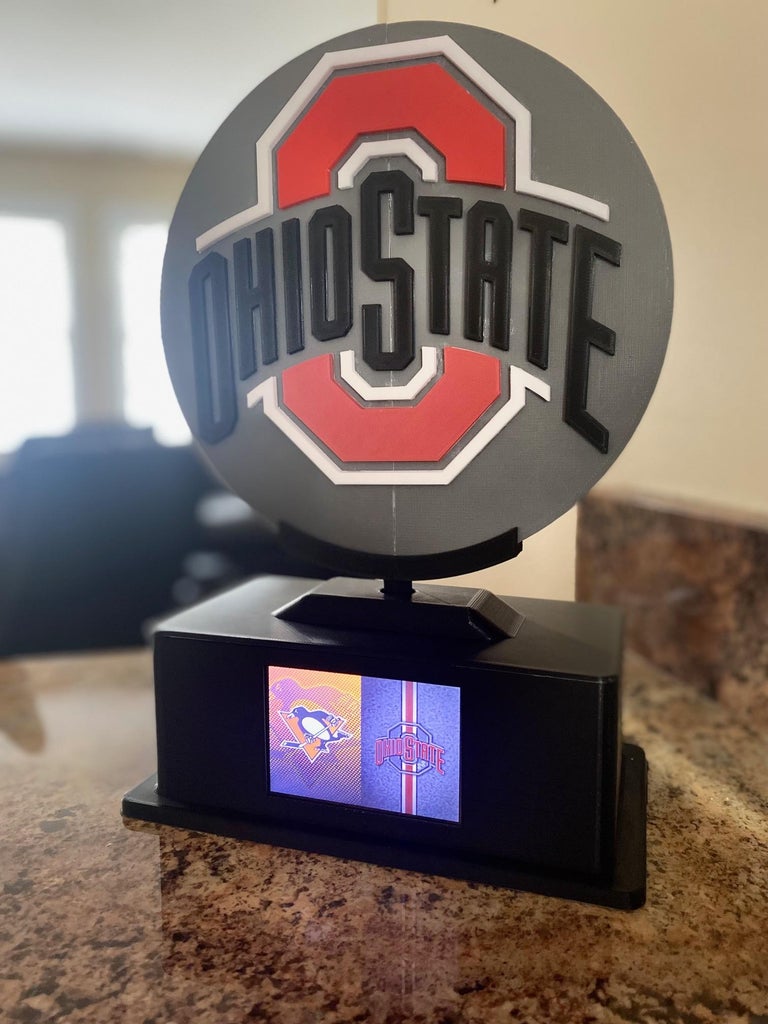 Rotating Sports Sign With LCD Display! : 5 Steps - Instructables