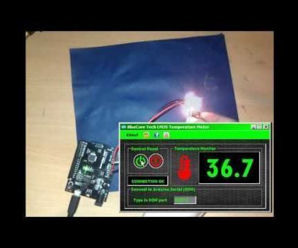 Arduino & C# - LM35 Temperature Sensor C# Application Arduino (OPEN SOURCE) 