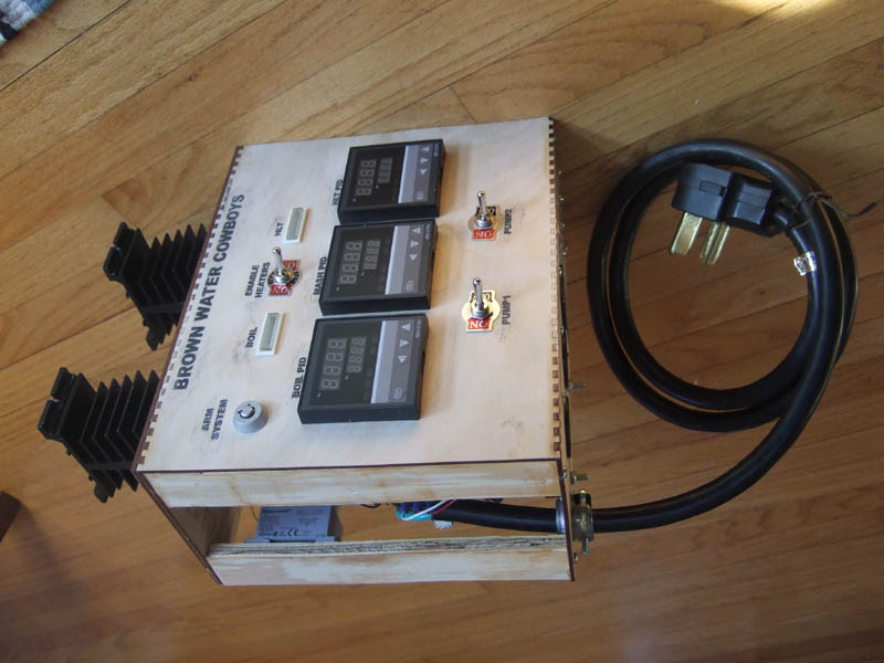 Electric Brewery Control Panel on the Cheap