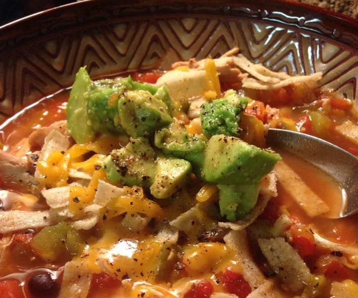 Hearty Chicken Tortilla Soup