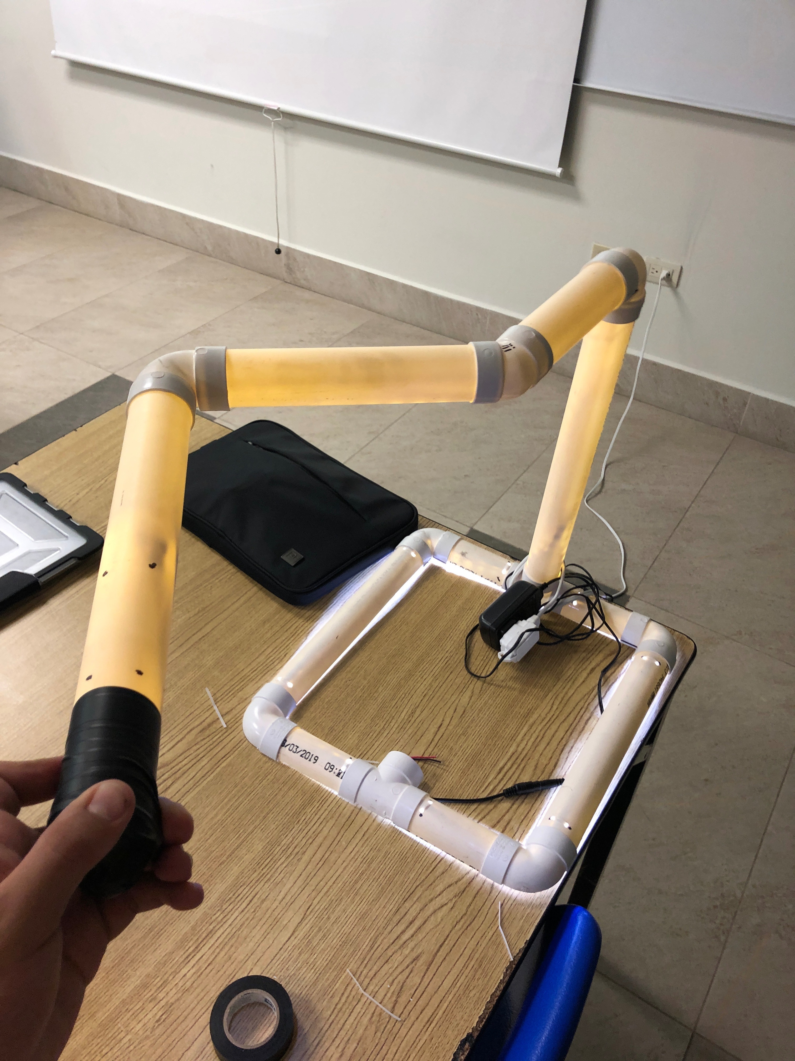 PVC Pipe LED Reading Light 3 Steps Instructables